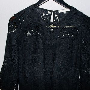 RO&DE Long Sleeve Lace Shirt